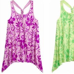 NEW GIRLS USTICE SUMMER LOOSE PLUS FLOWY TANK TOP